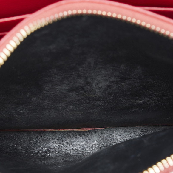 Saint Laurent Chain Wallet Shoulder Bag Leather Red - Picture 6 of 7